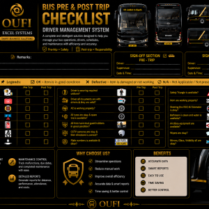 OUFI Bus Pre & Post Trip Checklist | MYOUFI