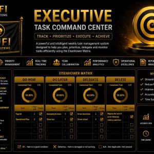 OUFI Executive Task Command Center | MYOUFI